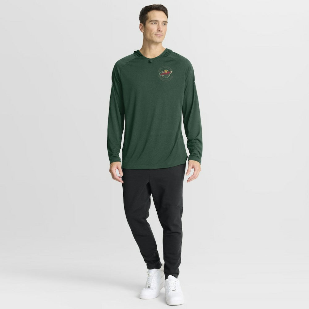 Minnesota Wild Fanatics Authentic Pro Rink Hoodie - Green - NHL