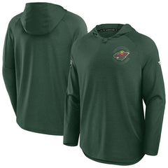 Minnesota Wild Fanatics Authentic Pro Rink Hoodie - Green - NHL
