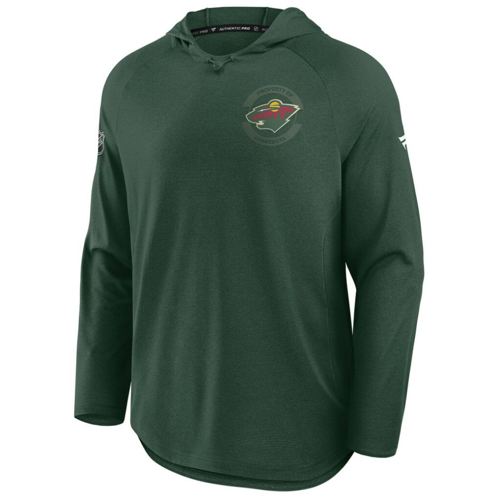 Minnesota Wild Fanatics Authentic Pro Rink Hoodie - Green - NHL