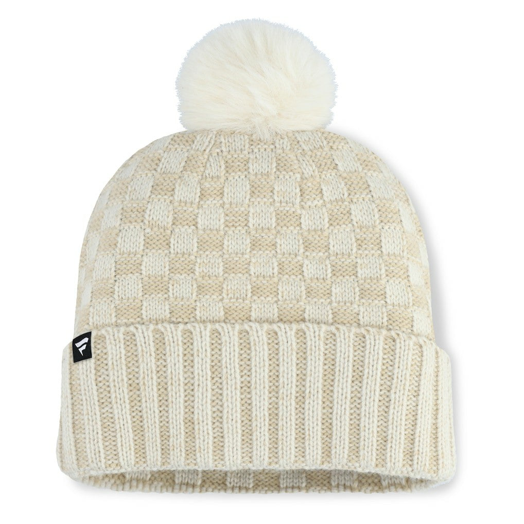 Jacksonville Jaguars Women's Nickel Cuffed Knit Hat with Pom Natural | Fanatics