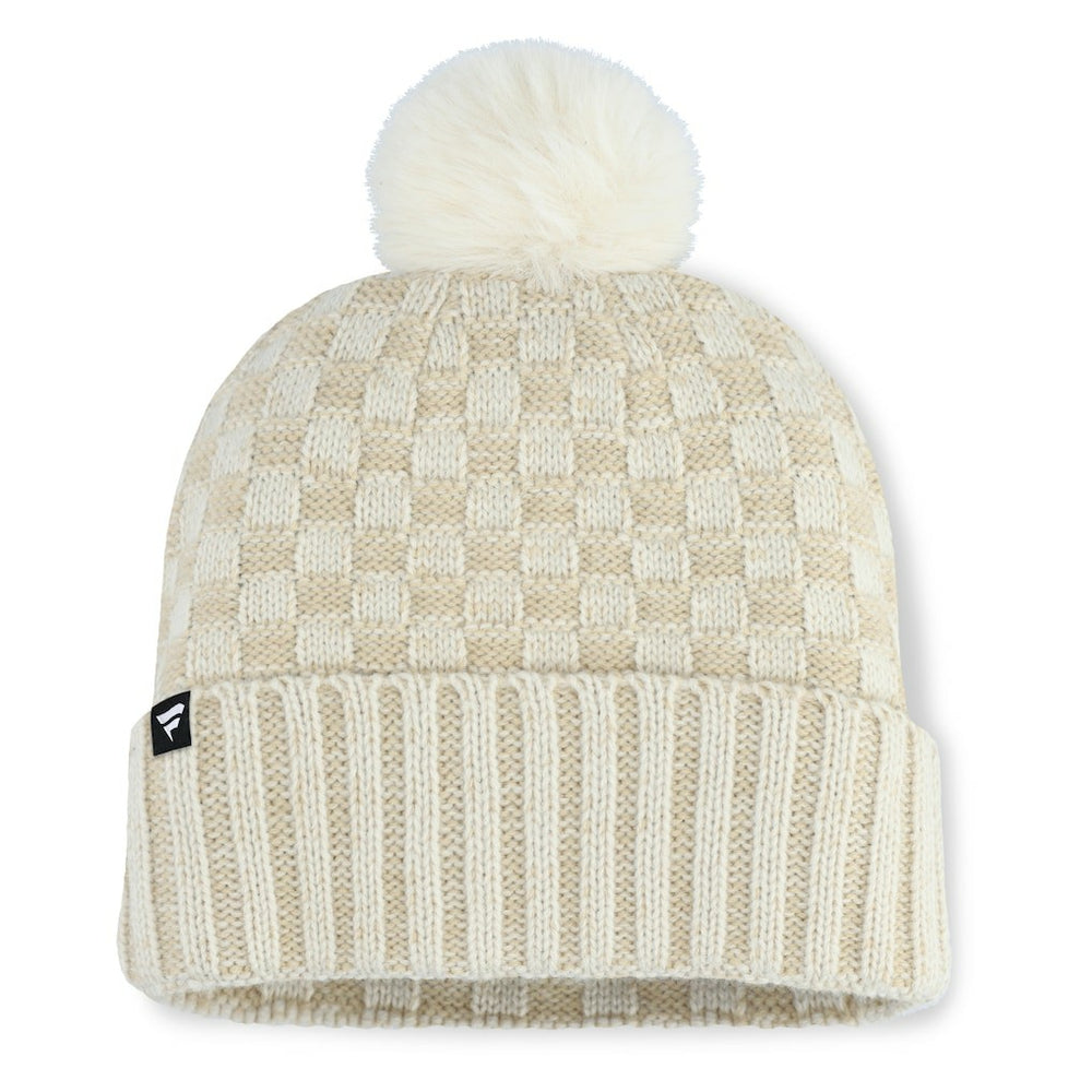 Jacksonville Jaguars Women's Nickel Cuffed Knit Hat with Pom Natural | Fanatics