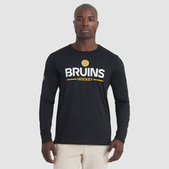 Boston Bruins Fanatics Authentic Pro Rink Tech Long Sleeve T-Shirt - Black - NHL