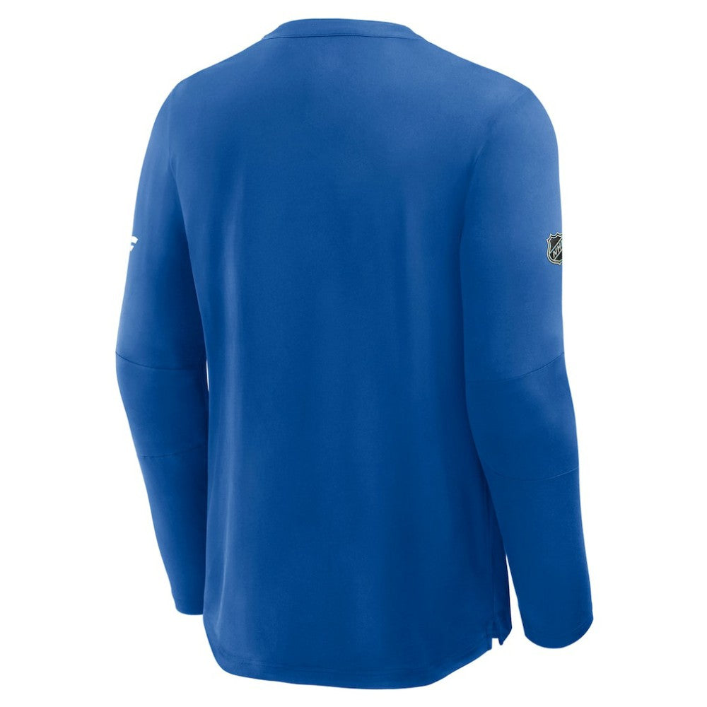 Buffalo Sabres Fanatics Authentic Pro Rink Tech Long Sleeve T-Shirt - Royal - NHL