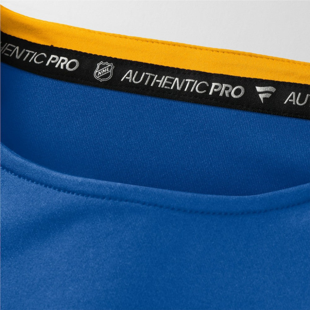 Buffalo Sabres Fanatics Authentic Pro Rink Tech Long Sleeve T-Shirt - Royal - NHL