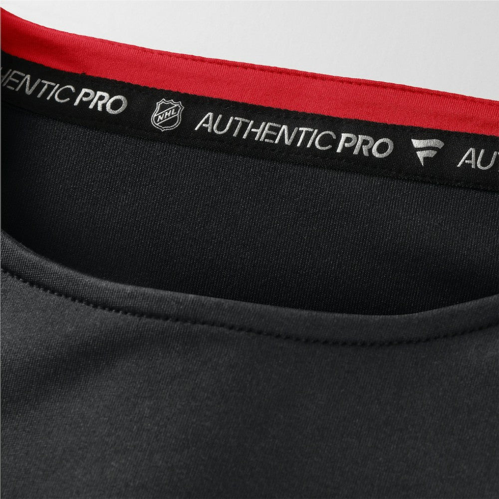 Carolina Hurricanes Fanatics Authentic Pro Rink Tech Long Sleeve T-Shirt - Black - NHL