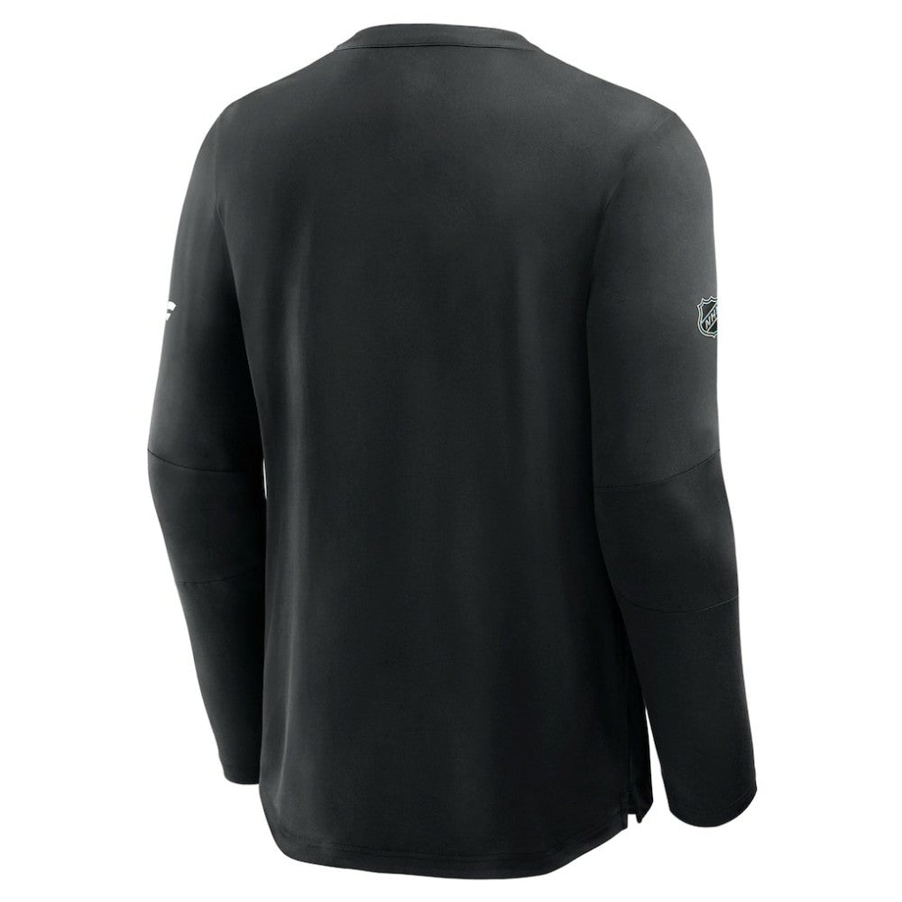 Chicago Blackhawks Fanatics Authentic Pro Rink Tech Long Sleeve T-Shirt - Black - NHL