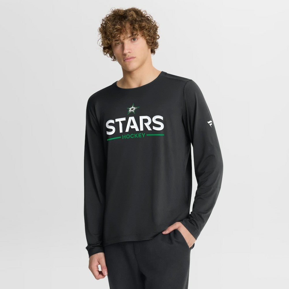 Dallas Stars Fanatics Authentic Pro Rink Tech Long Sleeve T-Shirt - Black - NHL