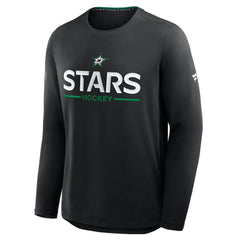 Dallas Stars Fanatics Authentic Pro Rink Tech Long Sleeve T-Shirt - Black - NHL