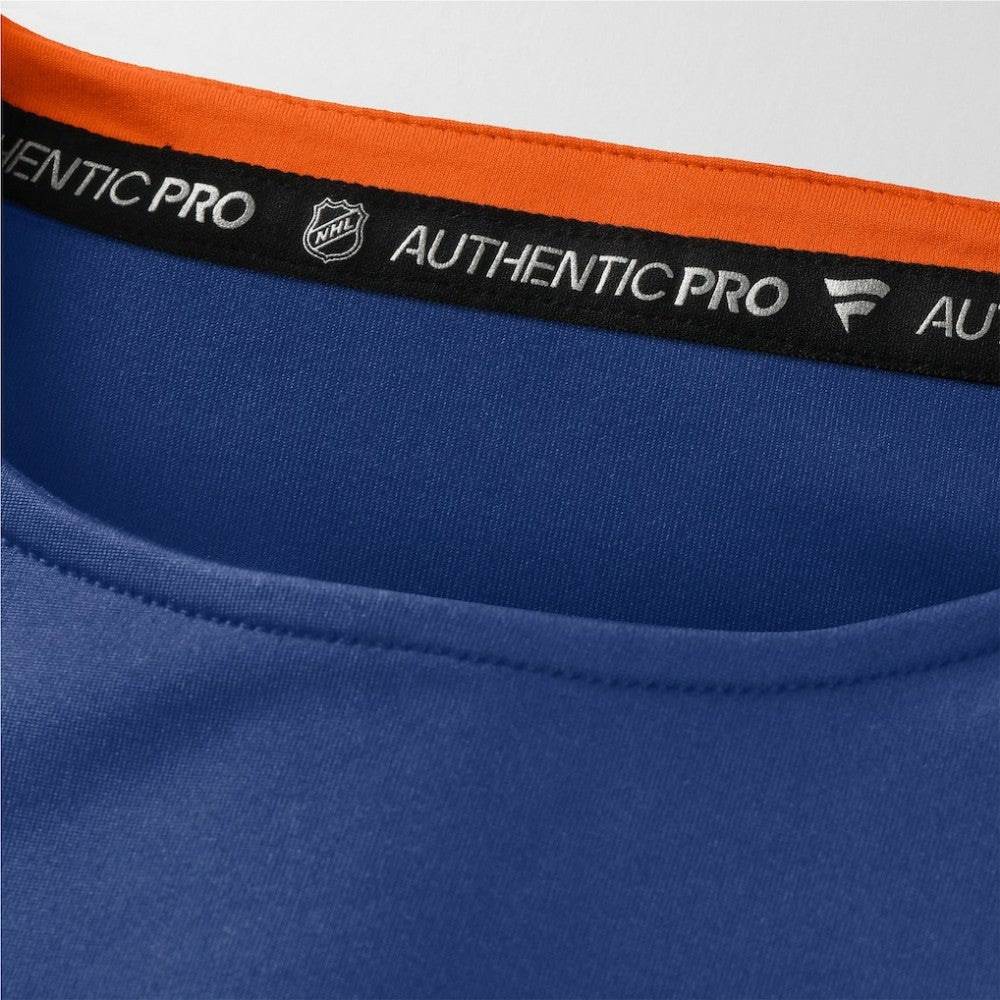 Edmonton Oilers Fanatics Authentic Pro Rink Tech Long Sleeve T-Shirt - Royal - NHL