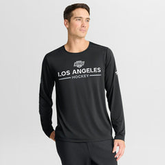 Los Angeles Kings Fanatics Authentic Pro Rink Tech Long Sleeve T-Shirt - Black - NHL