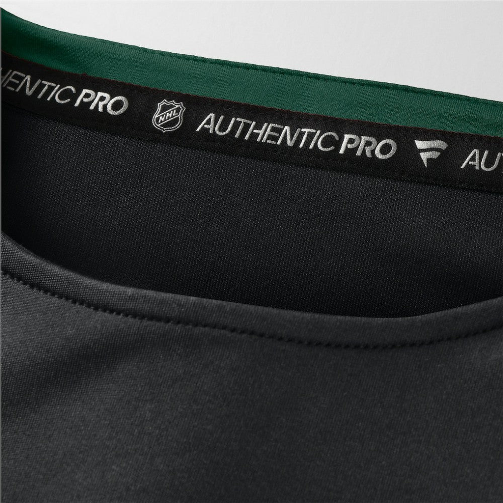 Minnesota Wild Fanatics Authentic Pro Rink Tech Long Sleeve T-Shirt - Black - NHL