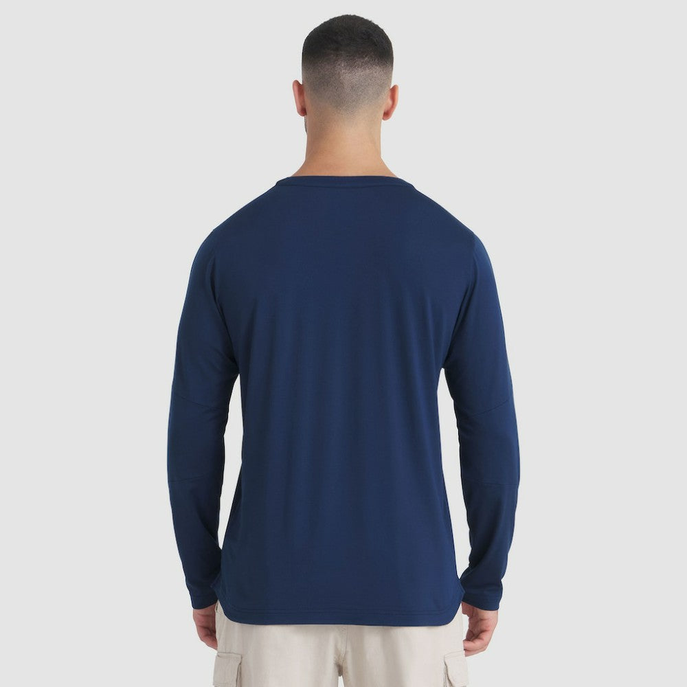 Montreal Canadiens Fanatics Authentic Pro Rink Tech Long Sleeve T-Shirt - Navy - NHL