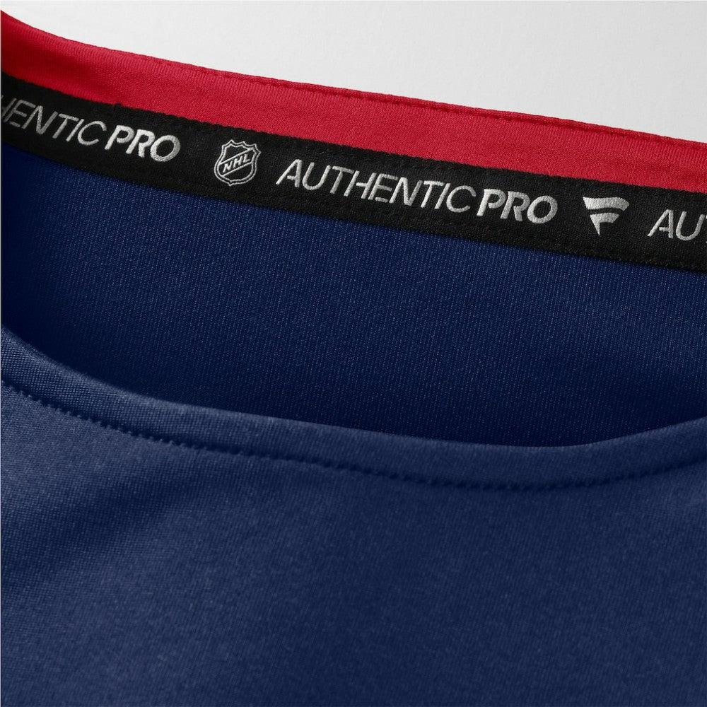 Montreal Canadiens Fanatics Authentic Pro Rink Tech Long Sleeve T-Shirt - Navy - NHL