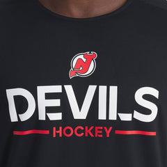 New Jersey Devils Fanatics Authentic Pro Rink Tech Long Sleeve T-Shirt - Black - NHL