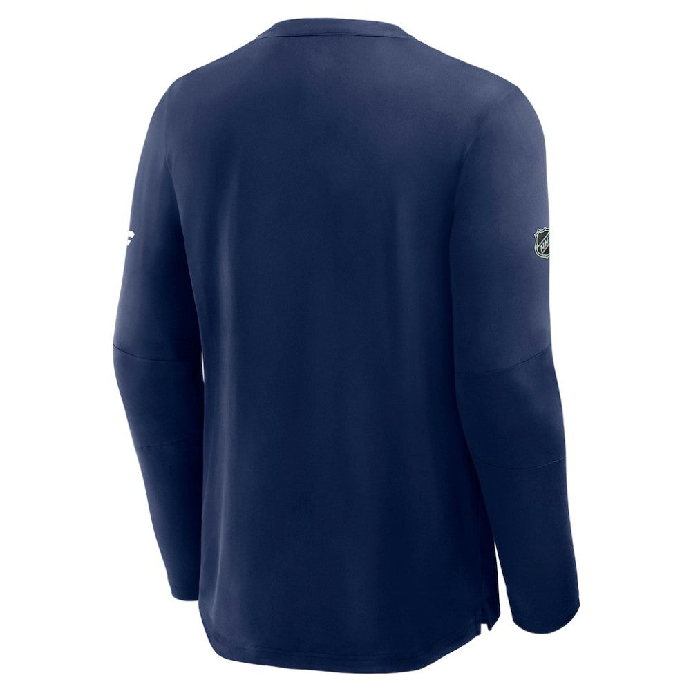 New York Rangers Fanatics Authentic Pro Rink Tech Long Sleeve T-Shirt - Navy - NHL