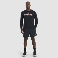 Ottawa Senators Fanatics Authentic Pro Rink Tech Long Sleeve T-Shirt - Black - NHL