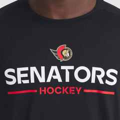 Ottawa Senators Fanatics Authentic Pro Rink Tech Long Sleeve T-Shirt - Black - NHL