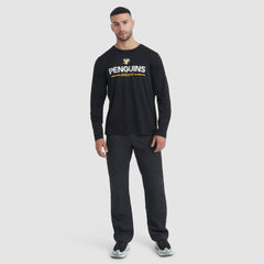 Pittsburgh Penguins Fanatics Authentic Pro Rink Tech Long Sleeve T-Shirt - Black - NHL