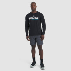 San Jose Sharks Fanatics Authentic Pro Rink Tech Long Sleeve T-Shirt - Black - NHL