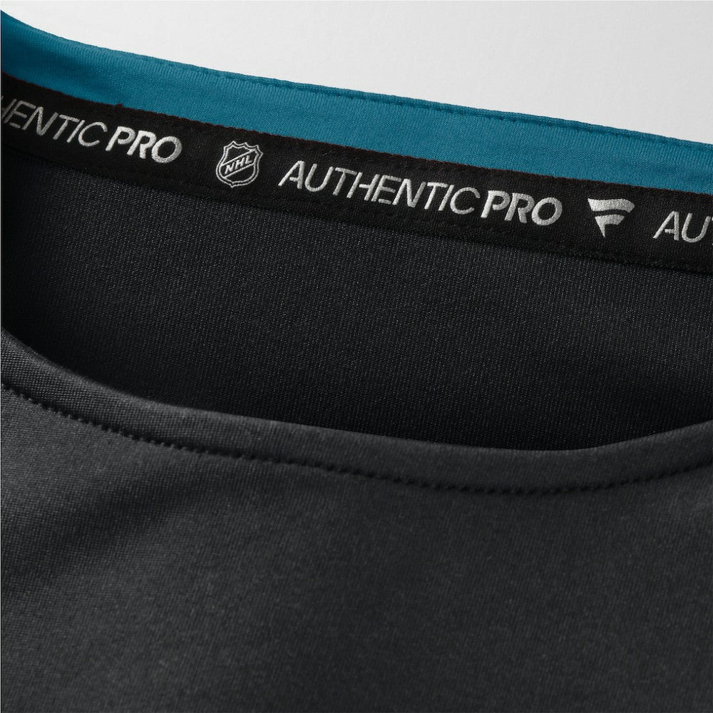 San Jose Sharks Fanatics Authentic Pro Rink Tech Long Sleeve T-Shirt - Black - NHL