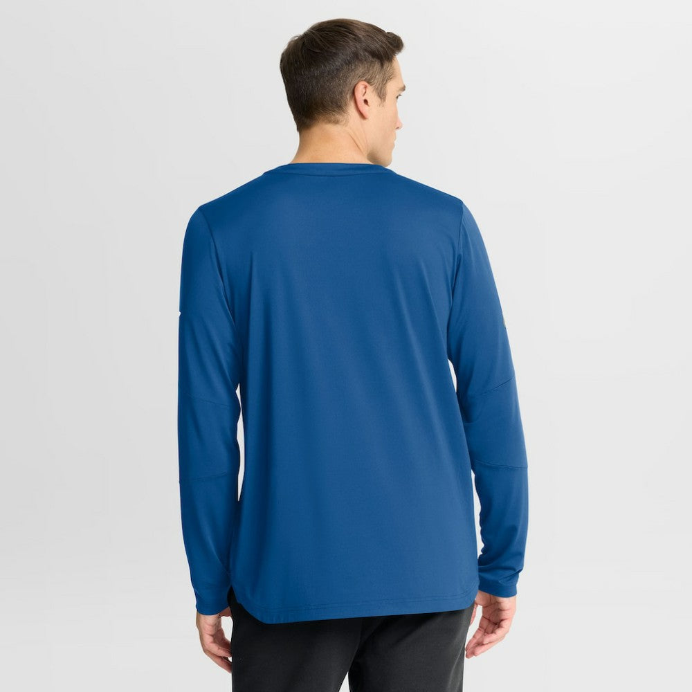 St. Louis Blues Fanatics Authentic Pro Rink Tech Long Sleeve T-Shirt - Blue - NHL