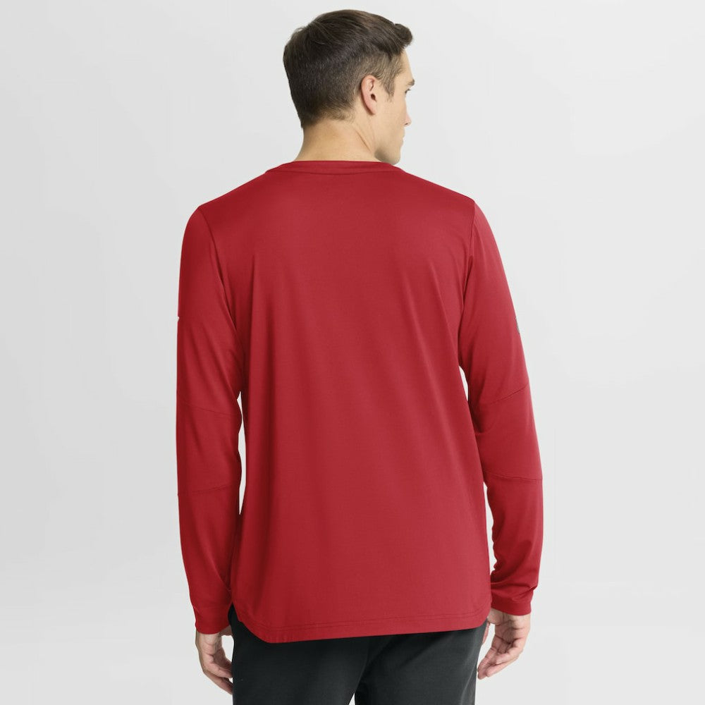 Detroit Red Wings Fanatics Authentic Pro Centennial Rink Tech Long Sleeve T-Shirt - Red - NHL