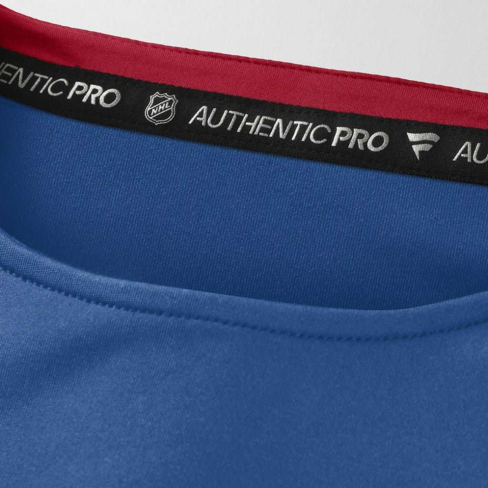 New York Rangers Fanatics Authentic Pro Rink Centennial Tech Long Sleeve T-Shirt - Blue - NHL