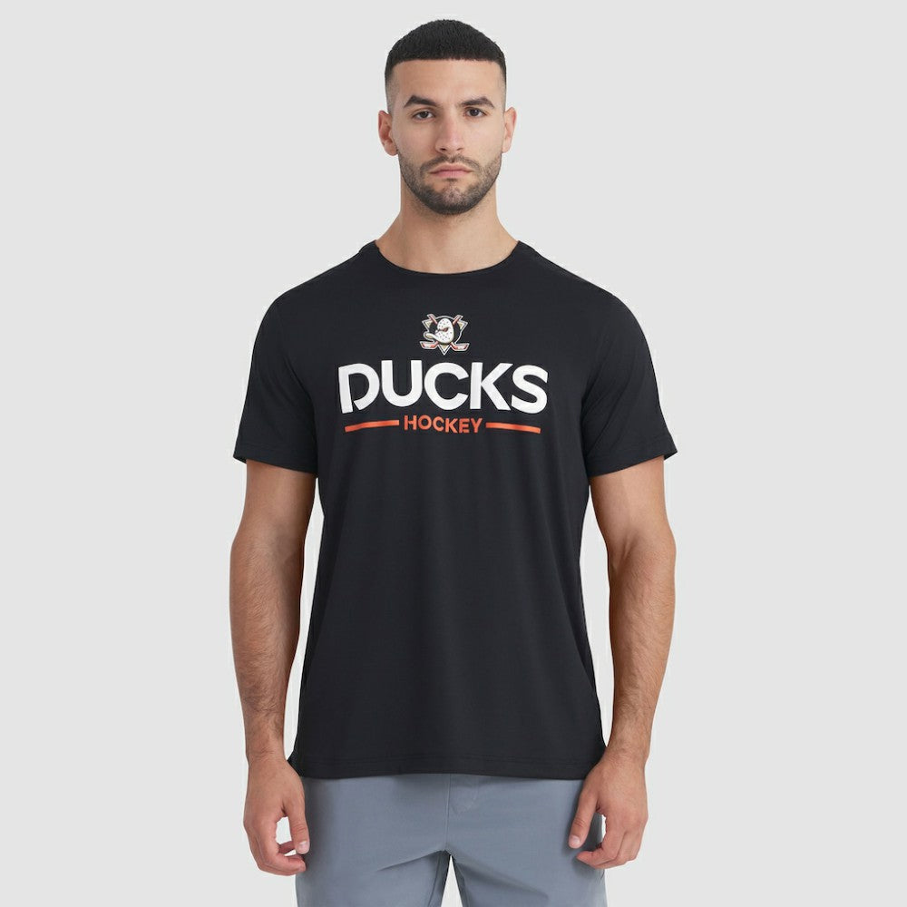 Anaheim Ducks Fanatics Authentic Pro Rink Tech T-Shirt - Black - NHL