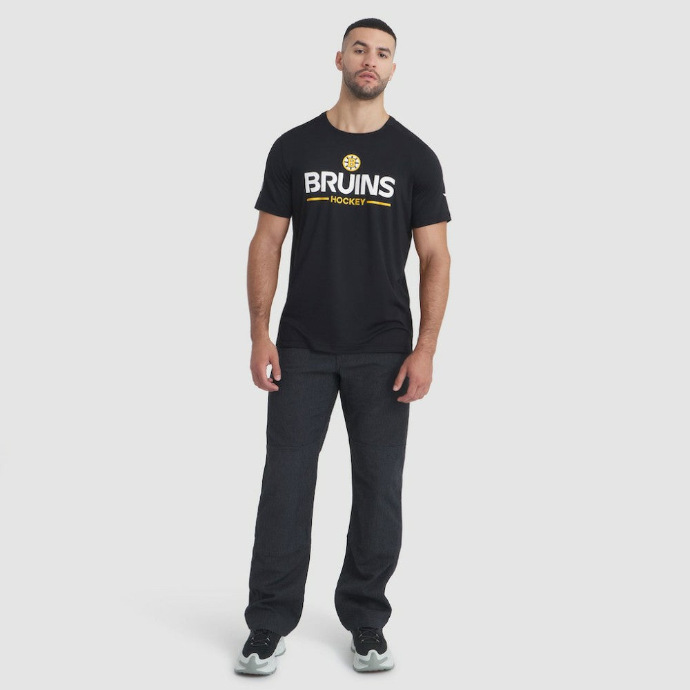 Boston Bruins Fanatics Authentic Pro Rink Tech T-Shirt - Black - NHL