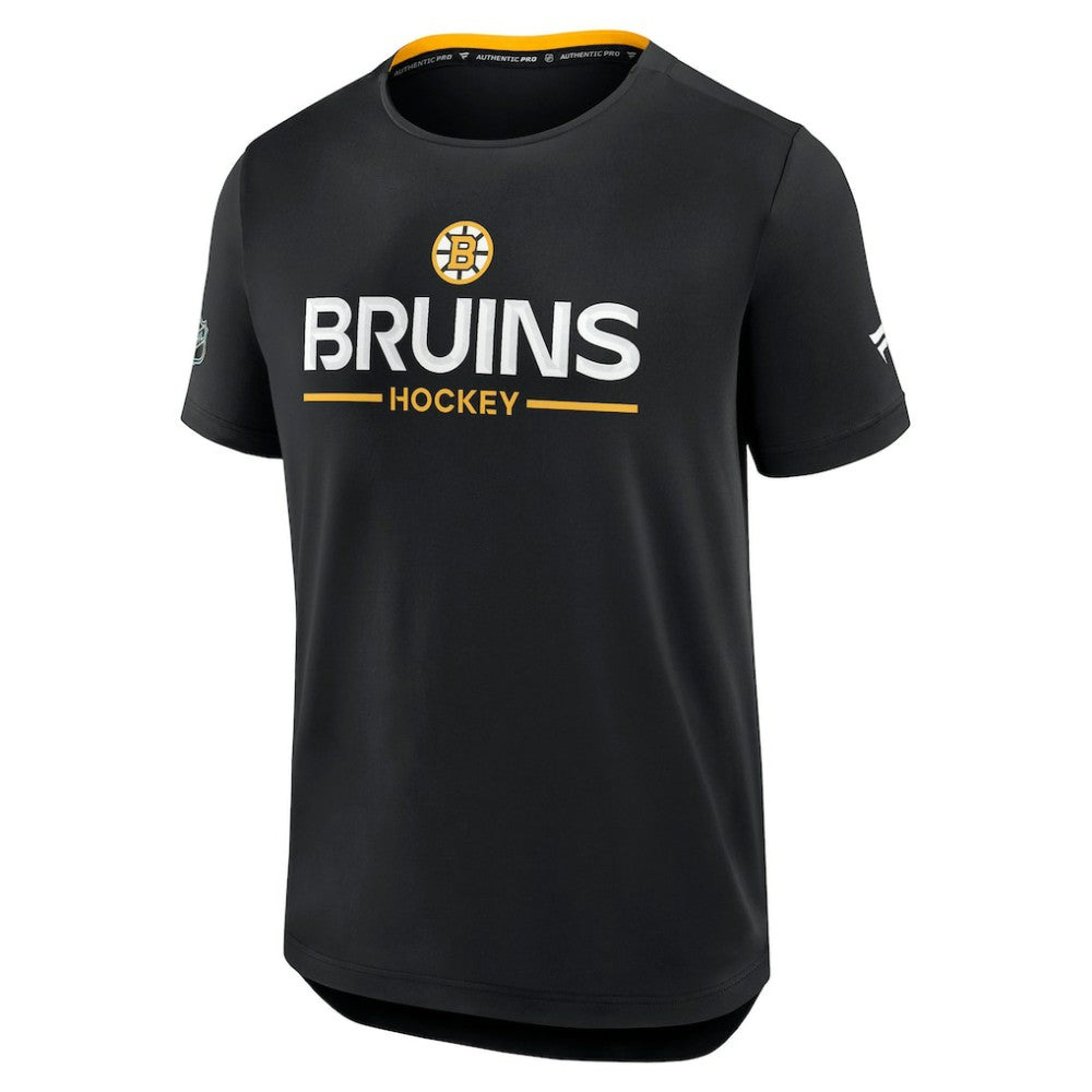 Boston Bruins Fanatics Authentic Pro Rink Tech T-Shirt - Black - NHL