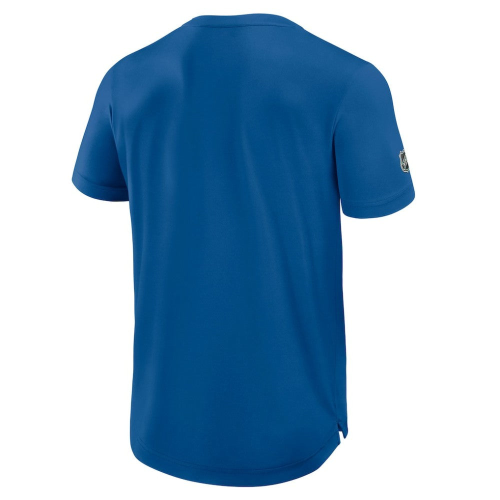 Winnipeg Jets Fanatics Authentic Pro Rink Tech T-Shirt - Blue - NHL