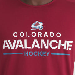 Colorado Avalanche Fanatics Authentic Pro Rink Tech T-Shirt - Burgundy - NHL