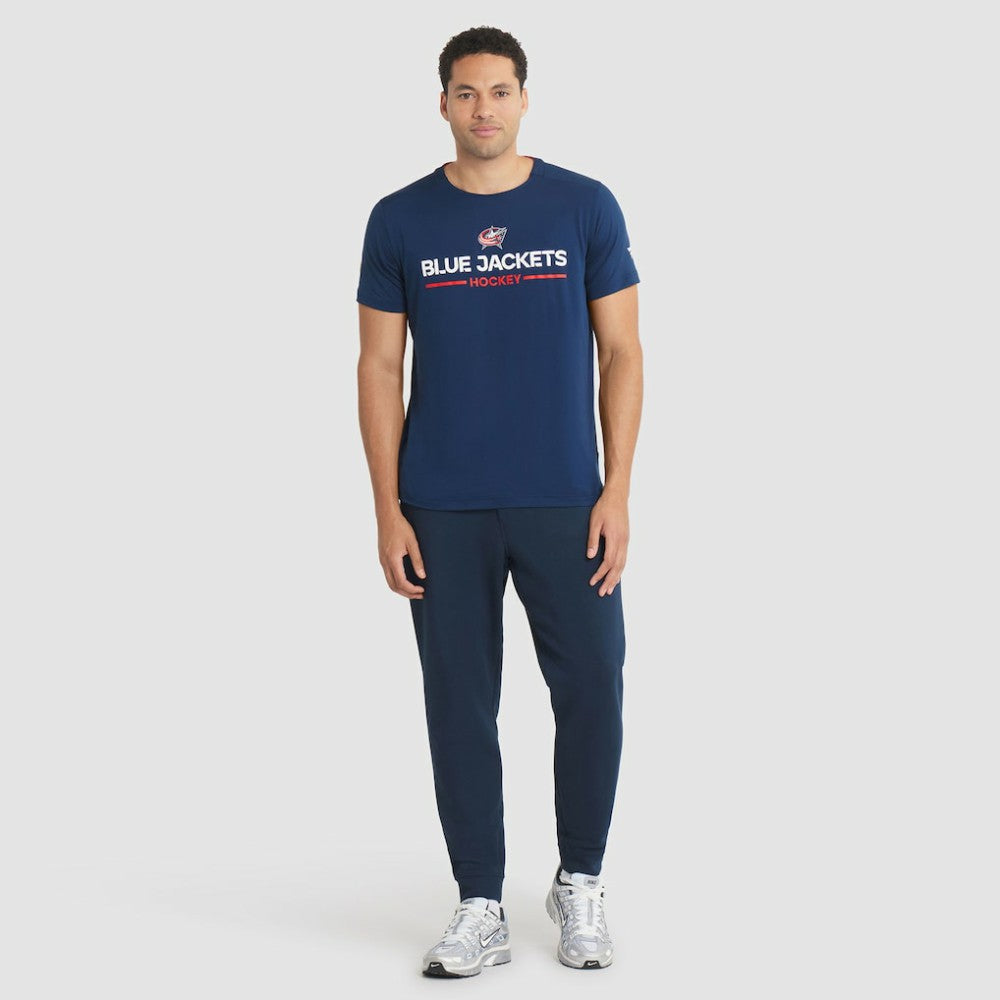Columbus Blue Jackets Fanatics Authentic Pro Rink Tech T-Shirt - Navy - NHL