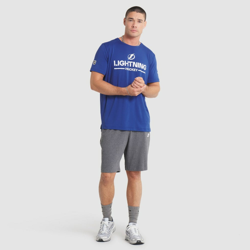 Tampa Bay Lightning Fanatics Authentic Pro Rink Tech T-Shirt - Blue - NHL