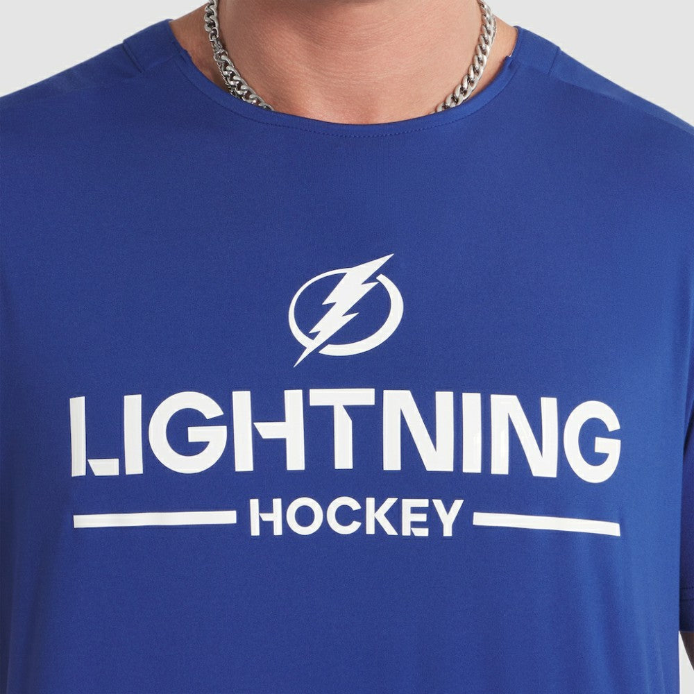 Tampa Bay Lightning Fanatics Authentic Pro Rink Tech T-Shirt - Blue - NHL
