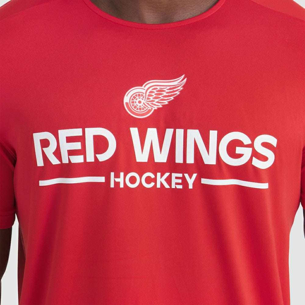 Detroit Red Wings Fanatics Authentic Pro Rink Tech T-Shirt - Red - NHL