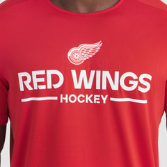 Detroit Red Wings Fanatics Authentic Pro Rink Tech T-Shirt - Red - NHL