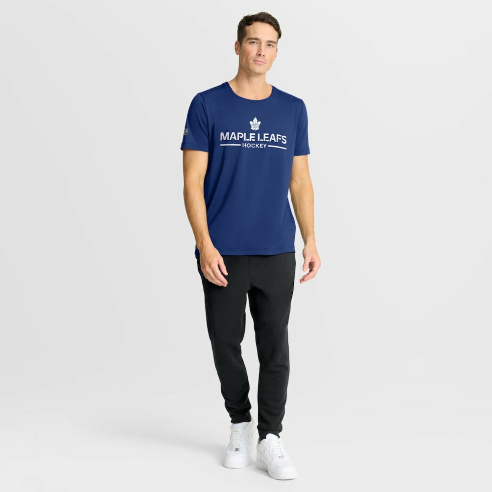 Toronto Maple Leafs Fanatics Authentic Pro Rink Tech T-Shirt - Blue - NHL
