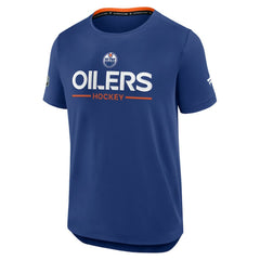 Edmonton Oilers Fanatics Authentic Pro Rink Tech T-Shirt - Royal - NHL