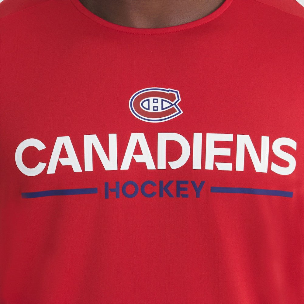 Montreal Canadiens Fanatics Authentic Pro Rink Tech T-Shirt - Red - NHL