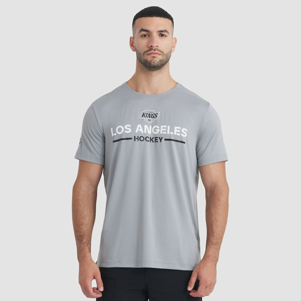Los Angeles Kings Fanatics Authentic Pro Rink Tech T-Shirt - Gray - NHL