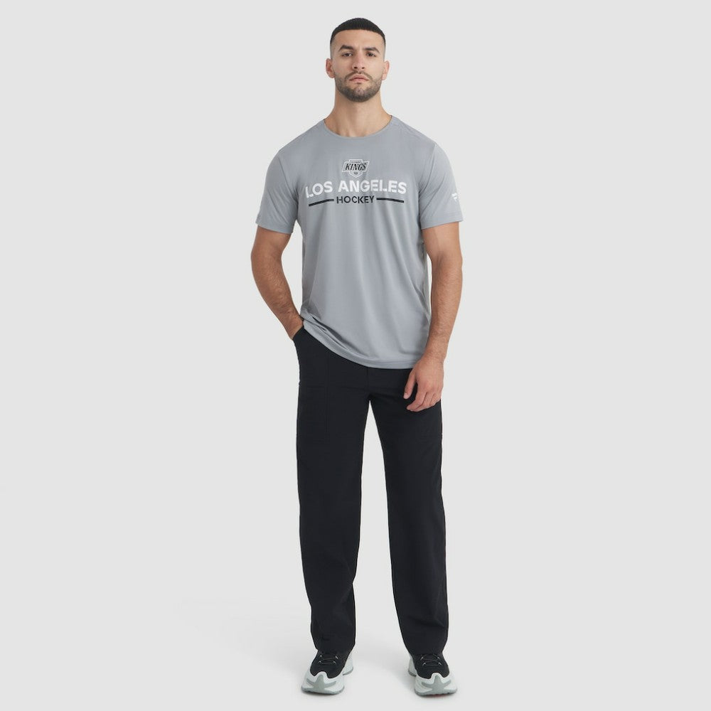 Los Angeles Kings Fanatics Authentic Pro Rink Tech T-Shirt - Gray - NHL