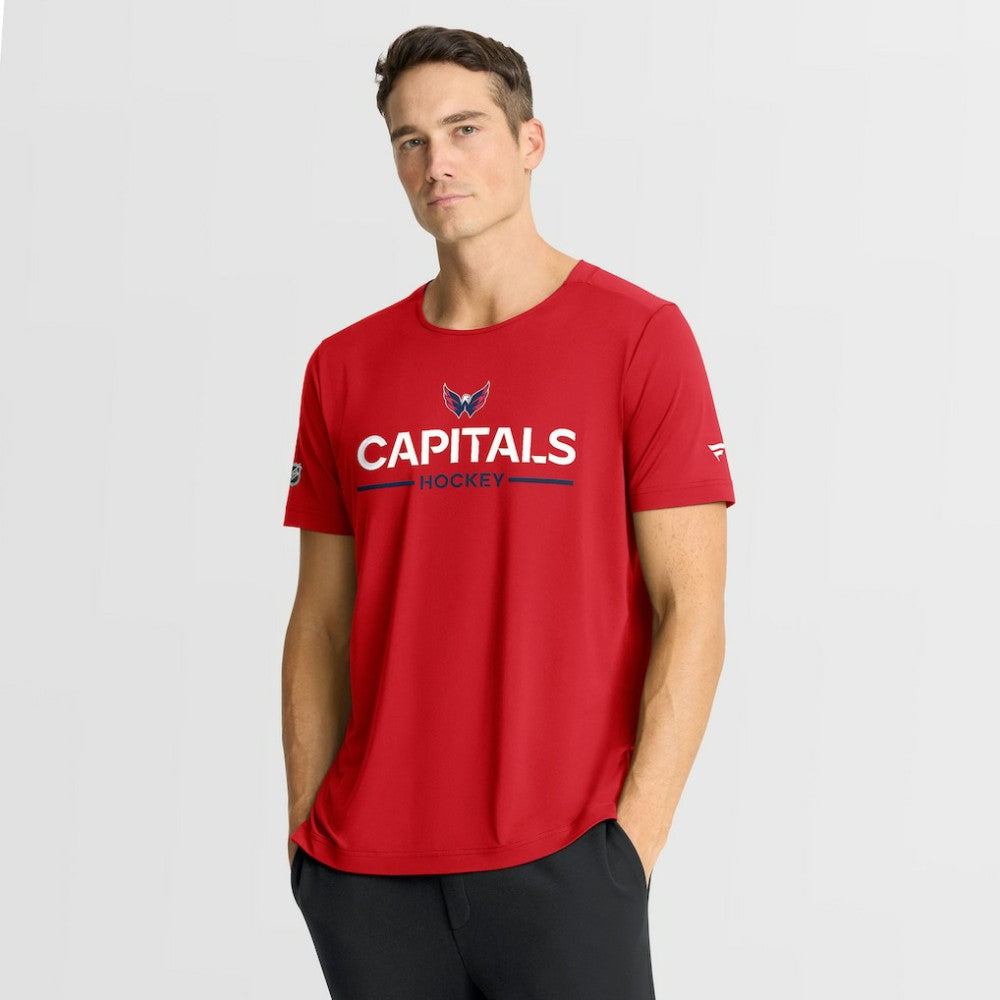 Washington Capitals Fanatics Authentic Pro Rink Tech T-Shirt - Red - NHL
