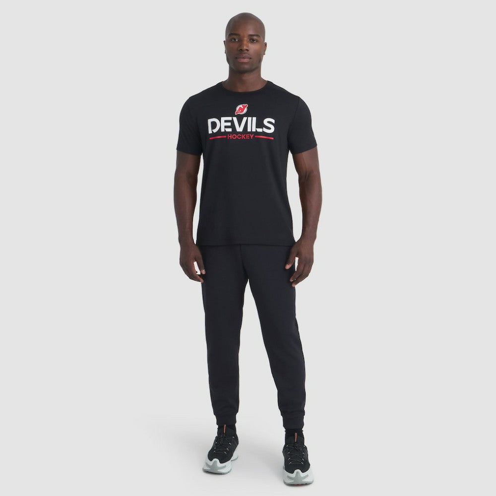 New Jersey Devils Fanatics Authentic Pro Rink Tech T-Shirt - Black - NHL