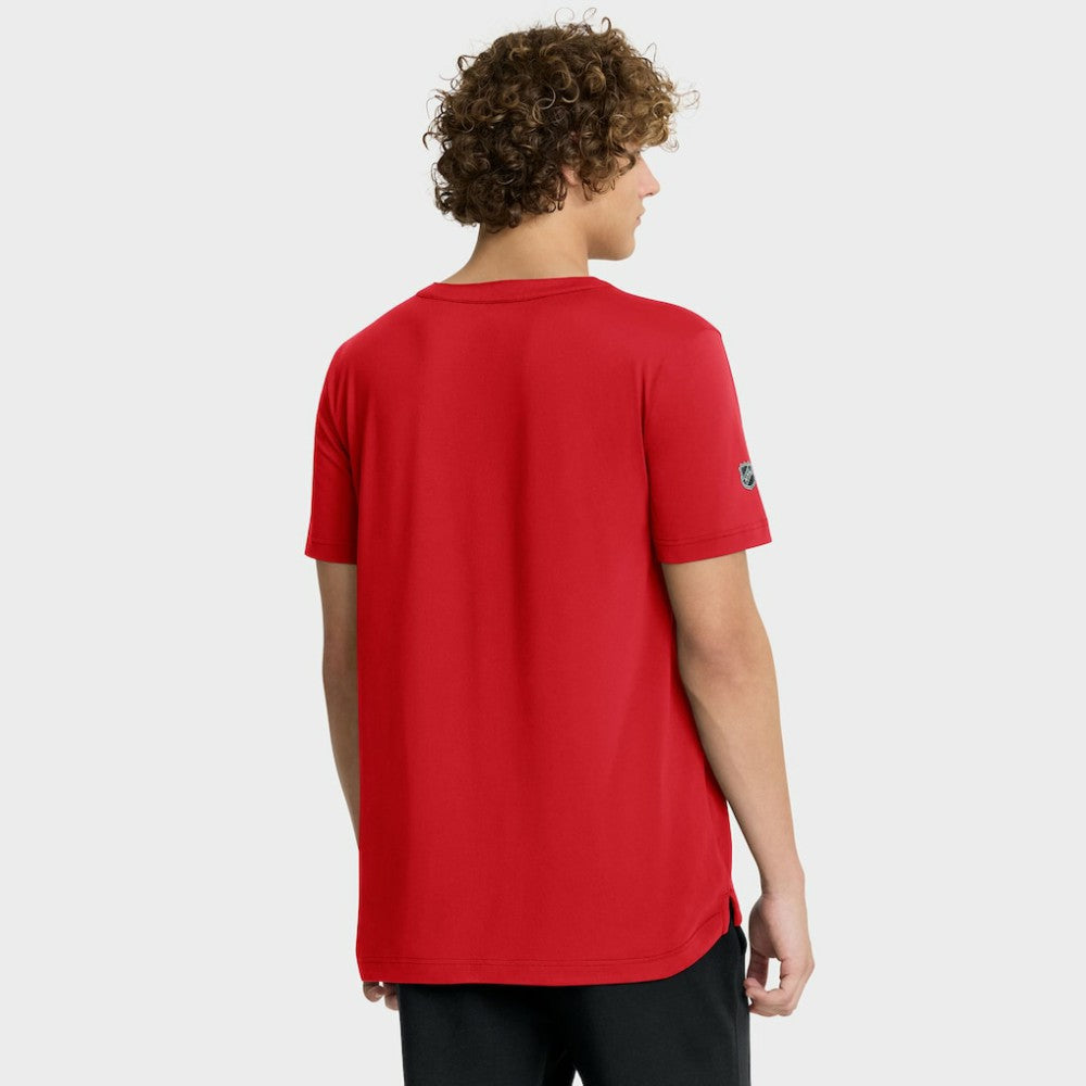 Chicago Blackhawks Fanatics Authentic Pro Centennial Rink Tech T-Shirt - Red - NHL