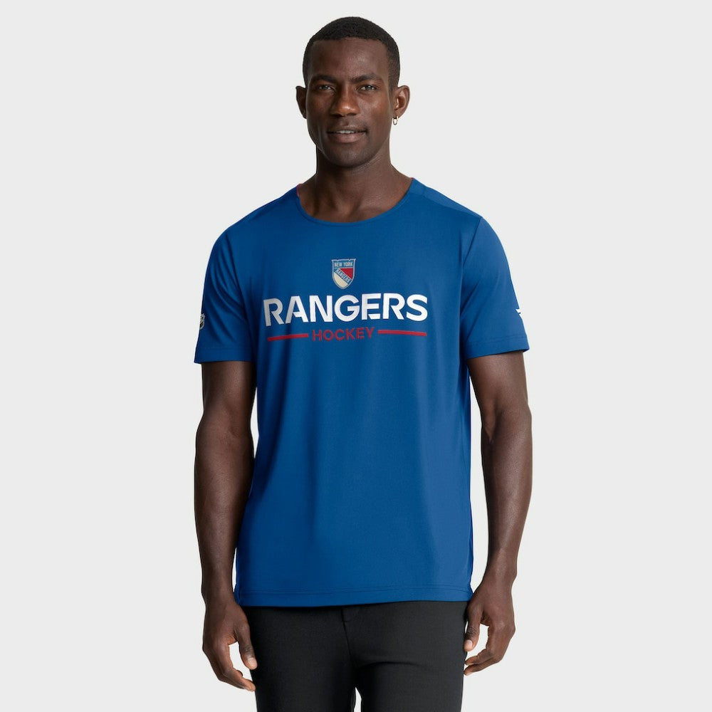 New York Rangers Fanatics Authentic Pro Rink Centennial Tech T-Shirt - Blue - NHL
