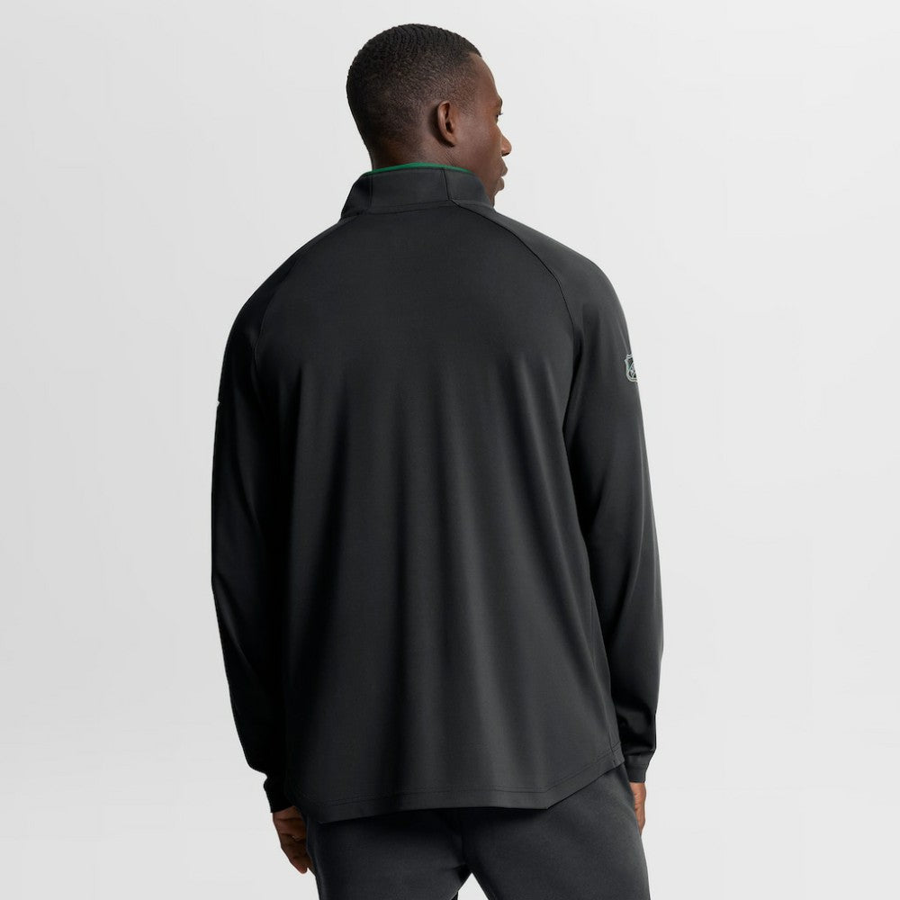 Dallas Stars Fanatics Authentic Pro Rink Training Quarter-Zip Pullover - Black - NHL