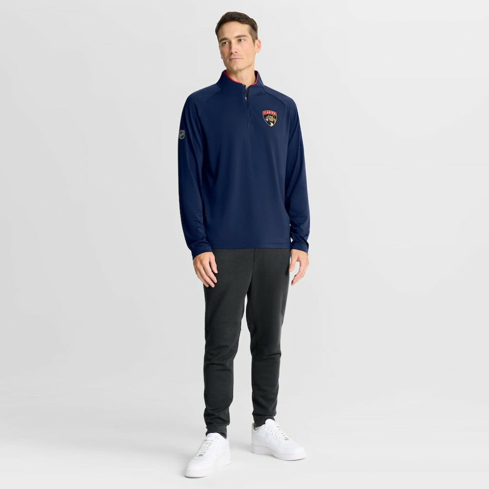 Florida Panthers Fanatics Authentic Pro Rink Training Quarter-Zip Pullover - Navy - NHL