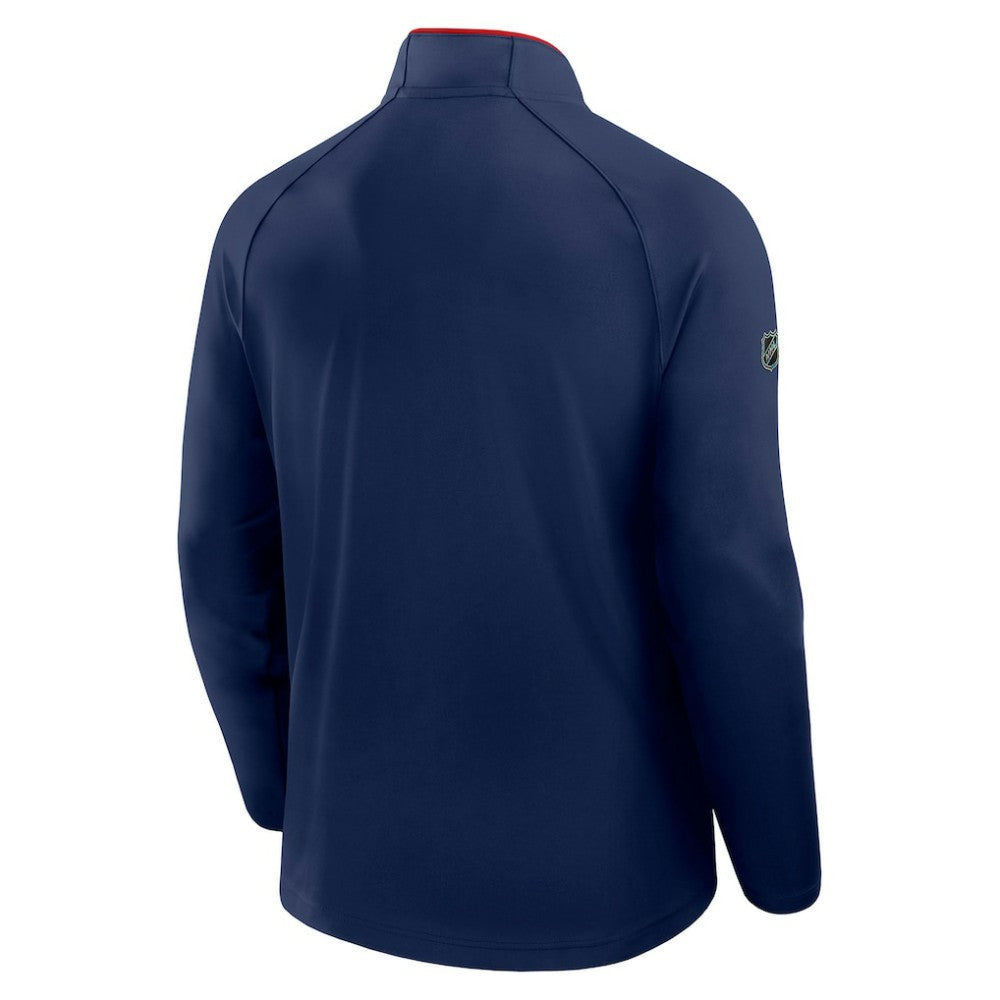 Florida Panthers Fanatics Authentic Pro Rink Training Quarter-Zip Pullover - Navy - NHL
