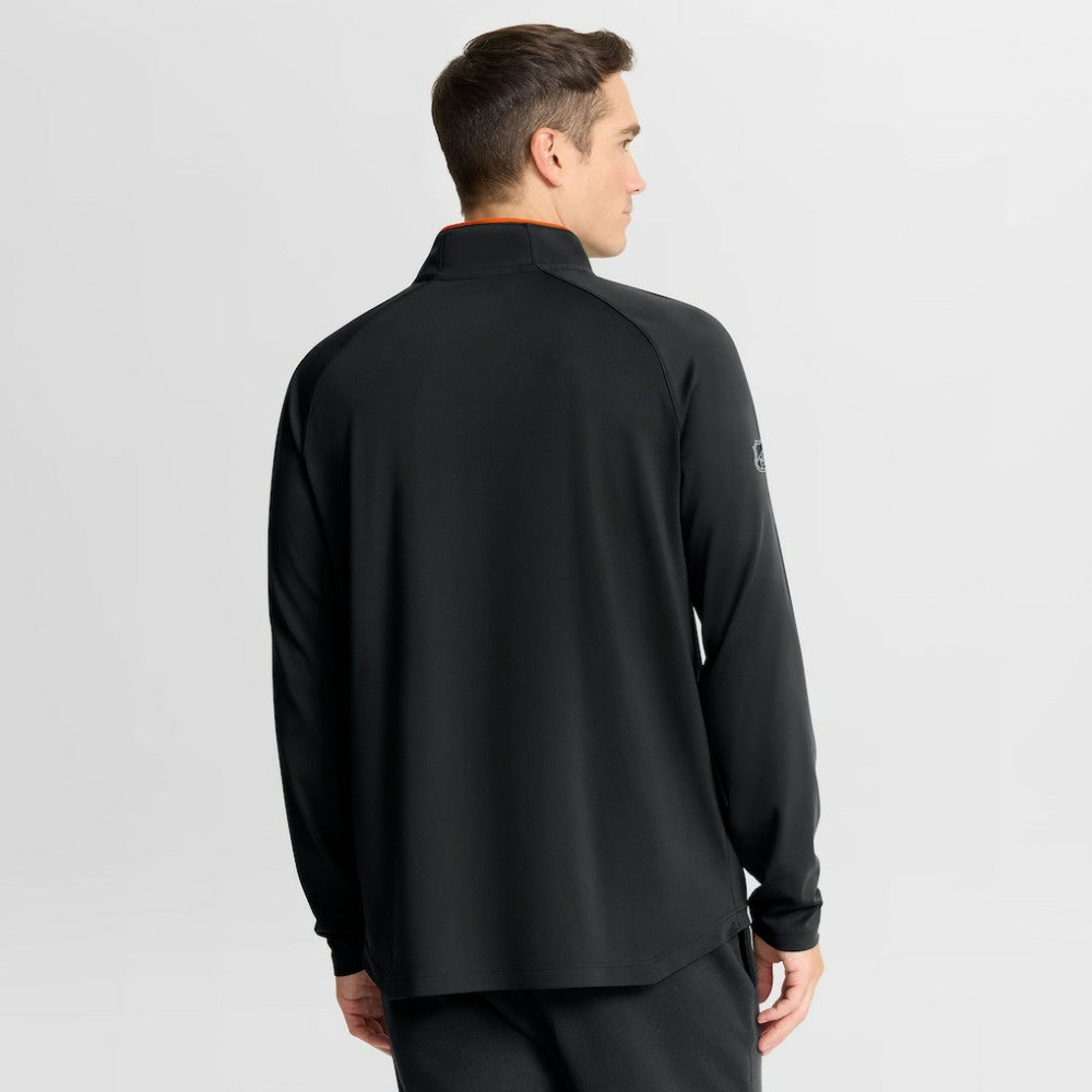 Philadelphia Flyers Fanatics Authentic Pro Rink Training Quarter-Zip Pullover - Black - NHL